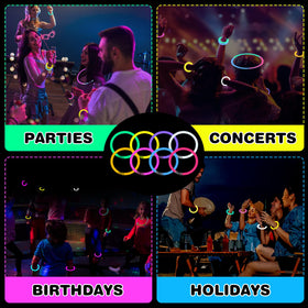 YixangDD party glow sticks boost atmosphere at concerts and festivals