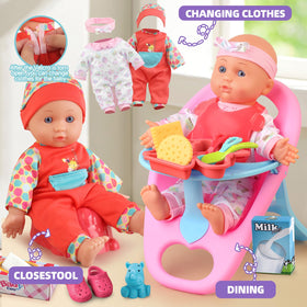 YIYBM 20-piece doll accessories set sparks imaginative play.