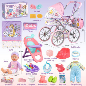 YIYBM doll clothes two sets enable mix-and-match storytelling.