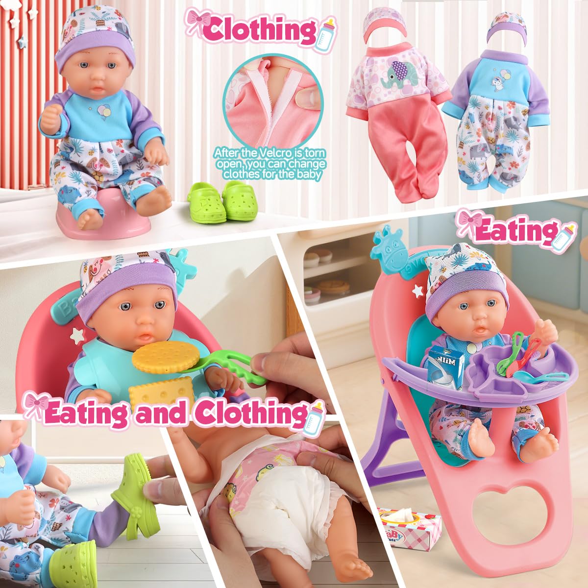 YIYBM music box ornaments enhance gentle playtime.