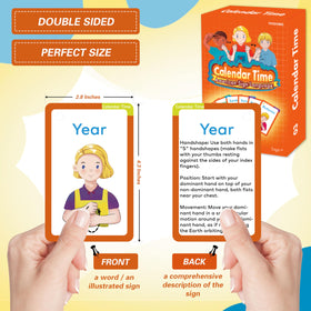 YIYDONG ASL flash cards durable 350gsm stock for frequent classroom use
