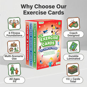 YIYDONG warm-up-stretching cards show dynamic stretches for safe, portable workouts