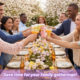 Yiyiring wedding and bridal shower cups elevate reception ambiance