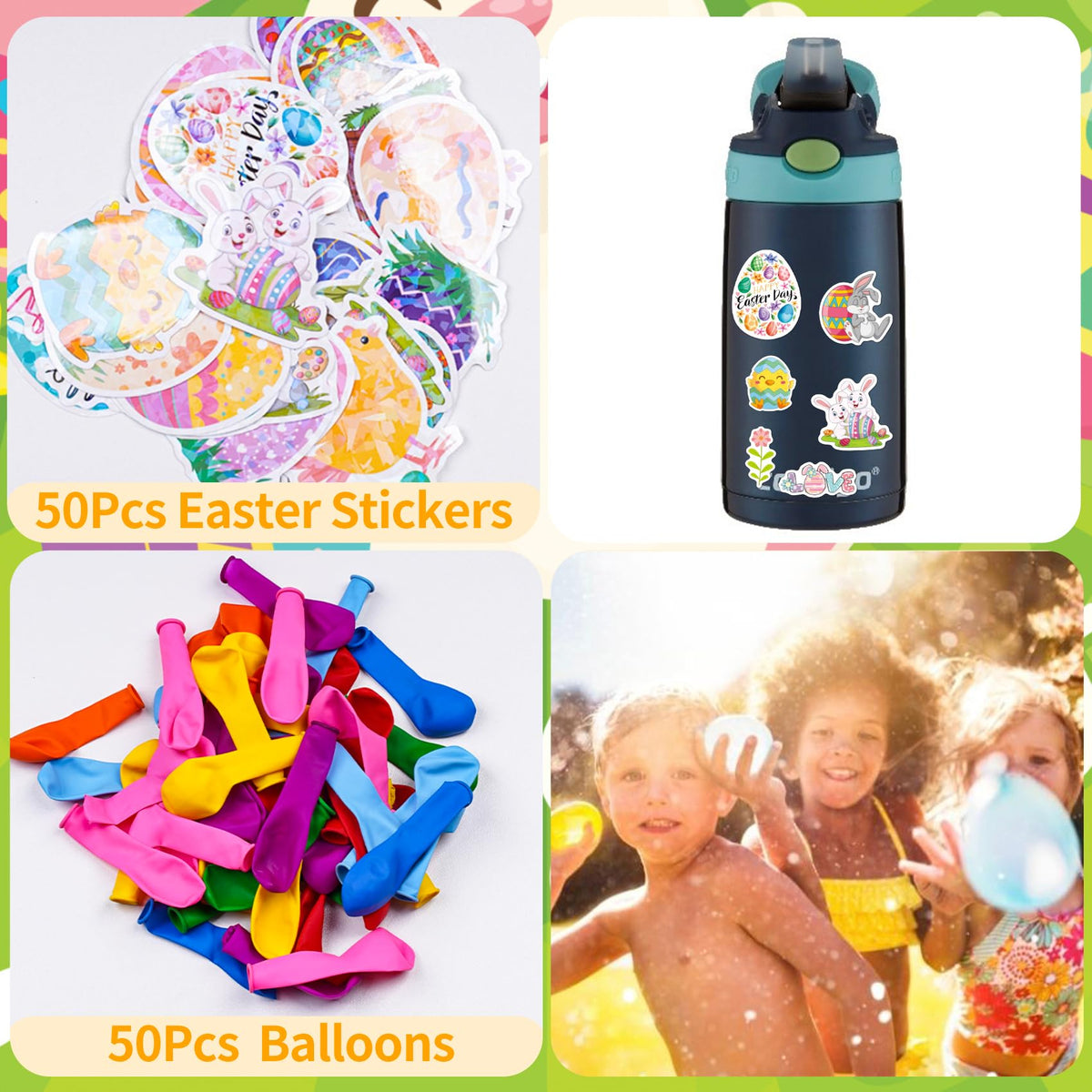 YiYLunneo prefilled eggs brighten baskets with color and delight.