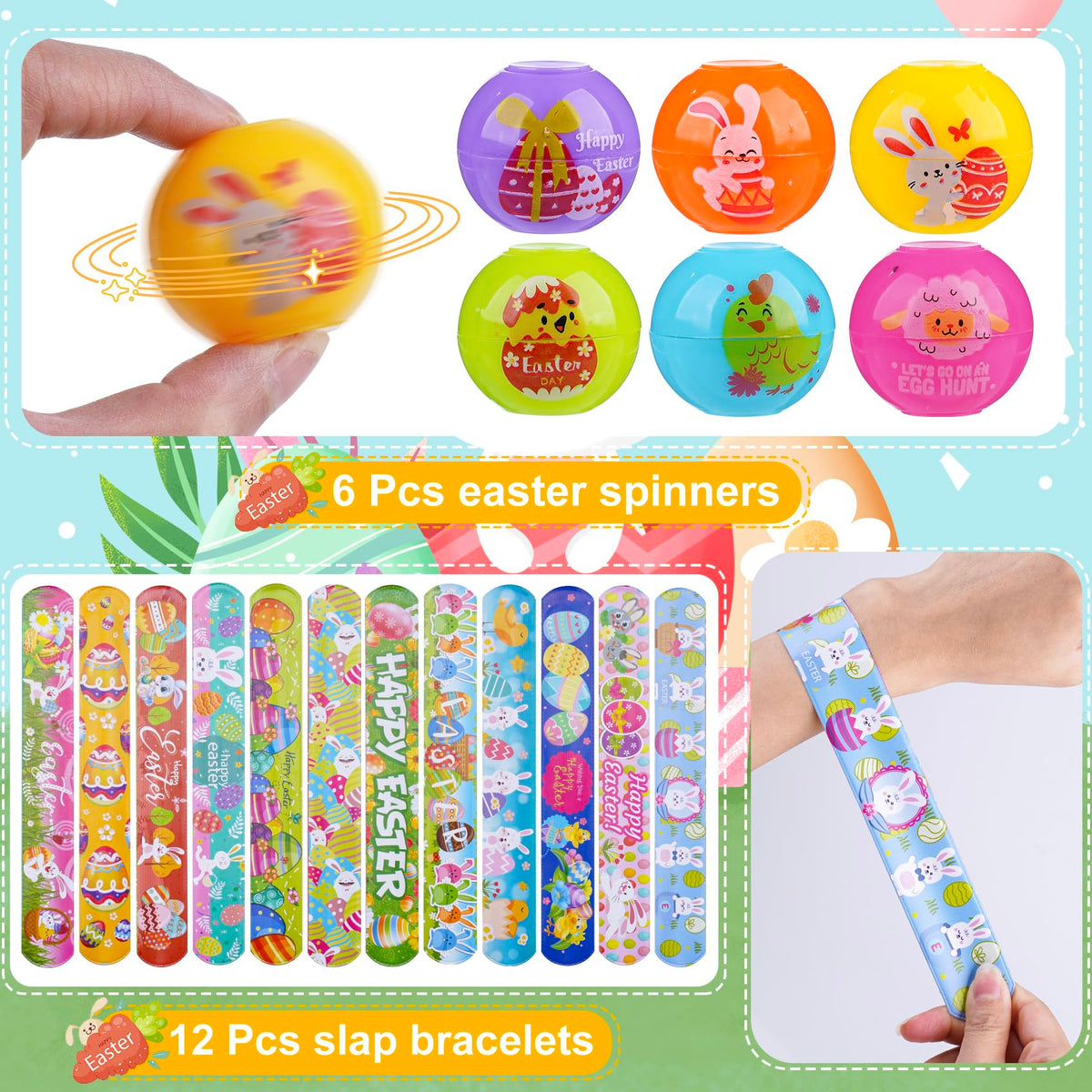 YiYLunneo sturdy eggs stay intact for indoor or outdoor use.