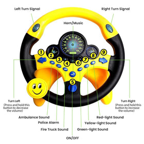 YIYZAOF backseat driving toy buttons for interactive play