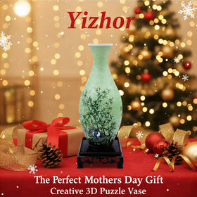 YIZHOR gift-worthy puzzle vase for housewarmings and decor enthusiasts
