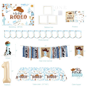 YJDFWAUT Cowboy balloon garland kit brightens your party with Western flair.