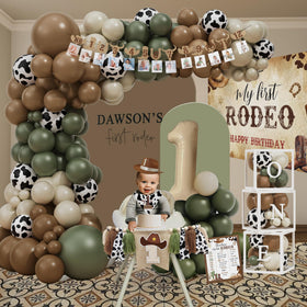 YJDFWAUT My First Rodeo cake topper enhances cake styling