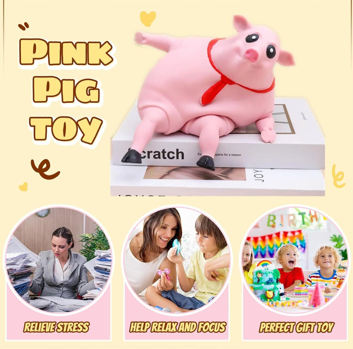 YJHWLF decorative piglet bedroom decor adds cute, calming ambiance.