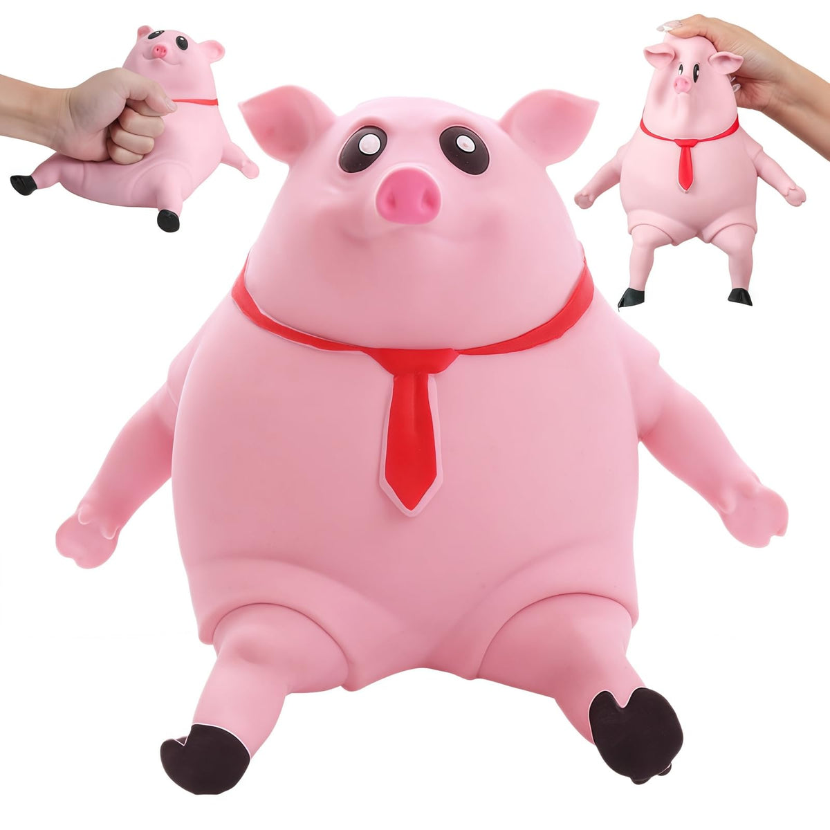 YJHWLF stretchy glue-sand pig, front view, for tactile stress relief.
