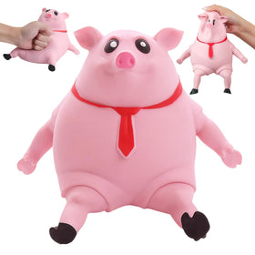 YJHWLF stretchy glue-sand pig, front view, for tactile stress relief.