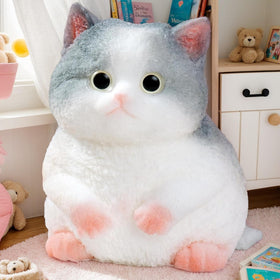 YJPPDD Big Taba Squishy Cat blue, perfect stress relief and desk decoration.