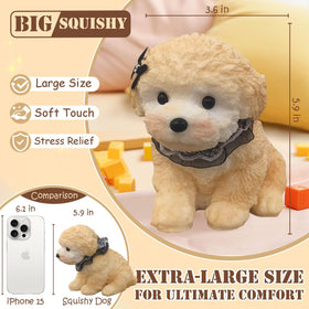 YJPPDD Taba Dog close-up squish showing soft, elastic material returns to shape