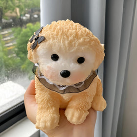 YJPPDD Taba Dog front view, inviting squeeze for relaxation and focus