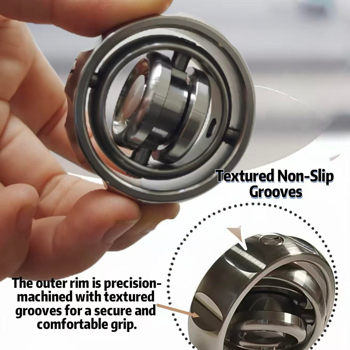 YKAIFZON MagLev spinner stainless steel body highlights durability