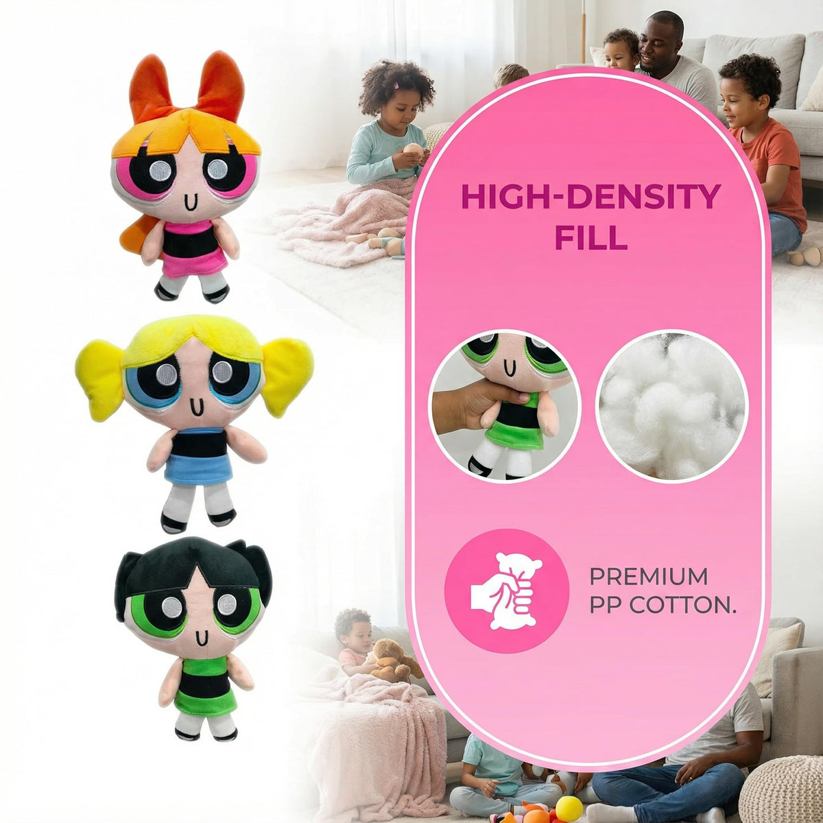 Ykecfpry Plush nursery room decor suitable for kids' spaces