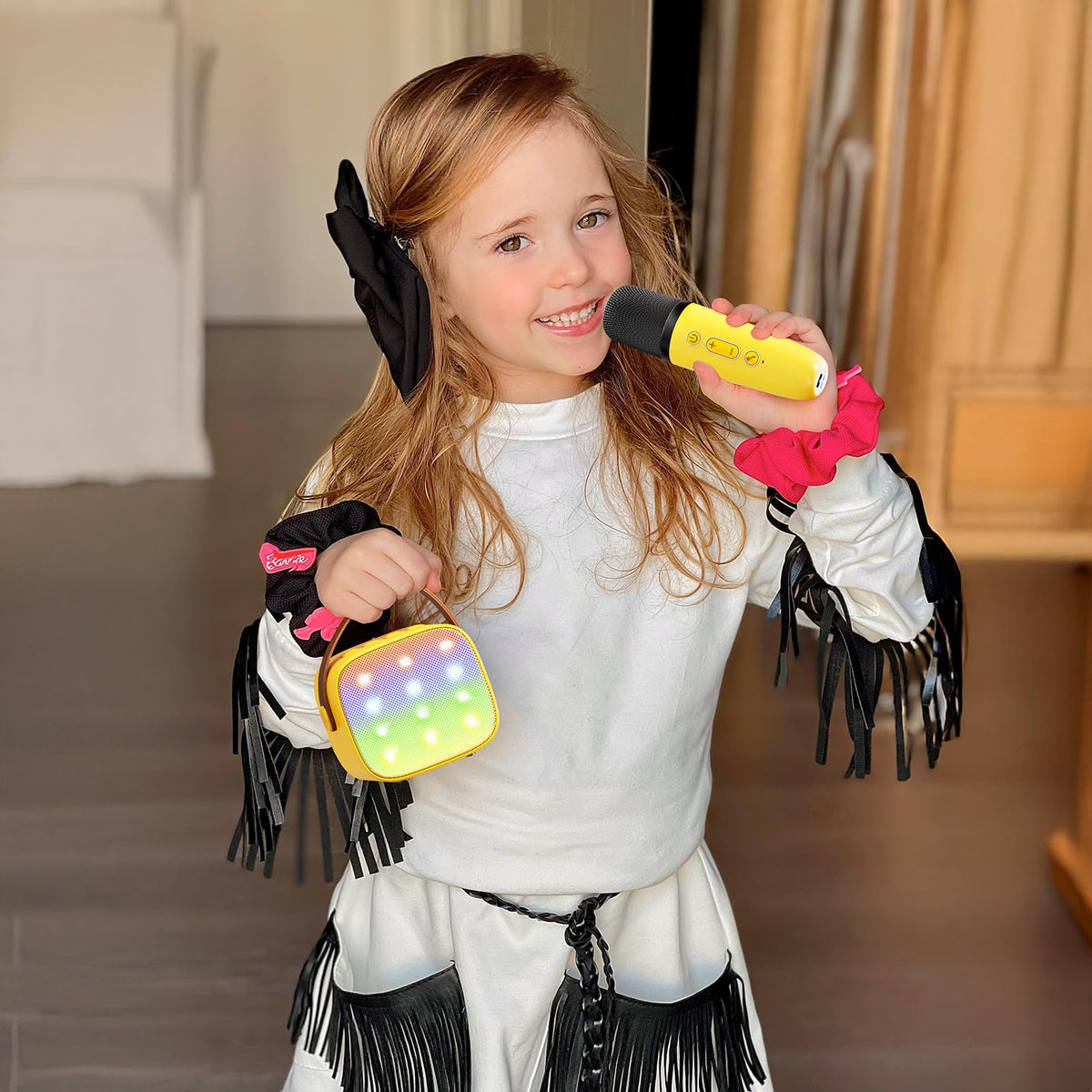 YLL four voice effects add playful variety to family singing sessions.