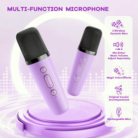 YLL portable design fits in a backpack for travel singing
