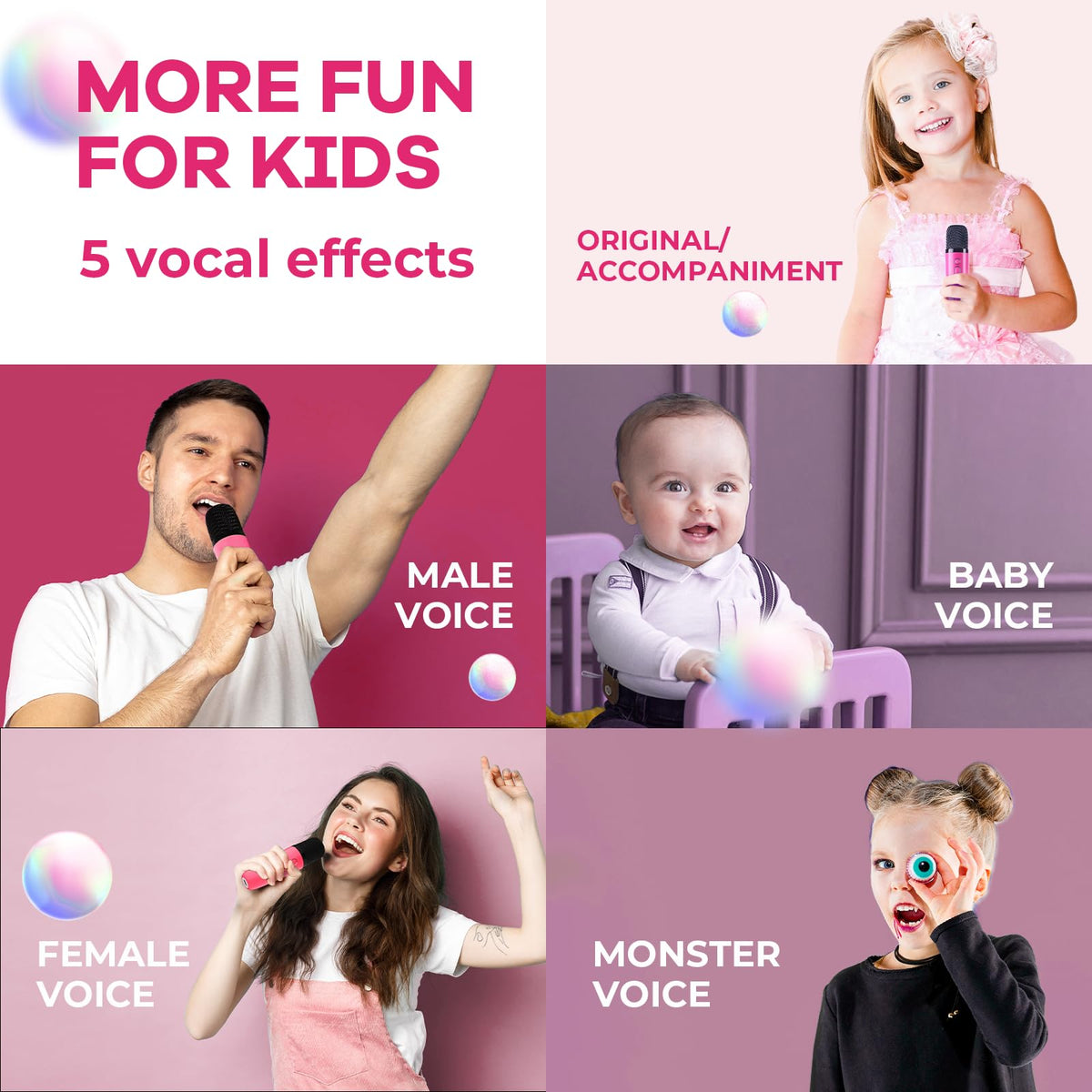 YLL Mini Karaoke Hotpink portable design fits in a backpack for take anywhere fun