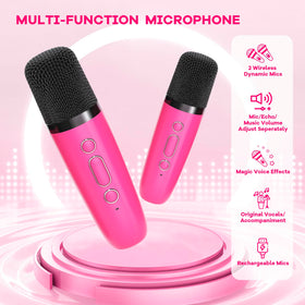 YLL Mini Karaoke Hotpink Bluetooth connection screen shows quick pairing and stable playback