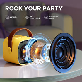 YLL wireless microphones allow hands-free fun during car karaoke and backyard gatherings.