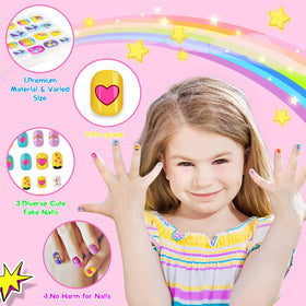 Five-color non-toxic polishes for creative nail designs by Ylovetoys