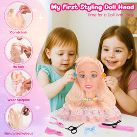 Ylpaprm doll hair dryer with sound enhances realistic salon role play