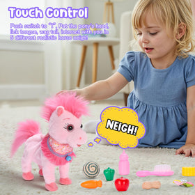 Ylpaprm remote-control pony lets kids steer movement with easy control