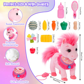Ylpaprm soft plush material feels cuddly and child-friendly