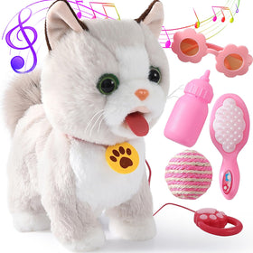Ylpaprm Walking Cat Set boxed with accessories for imaginative pretend play.