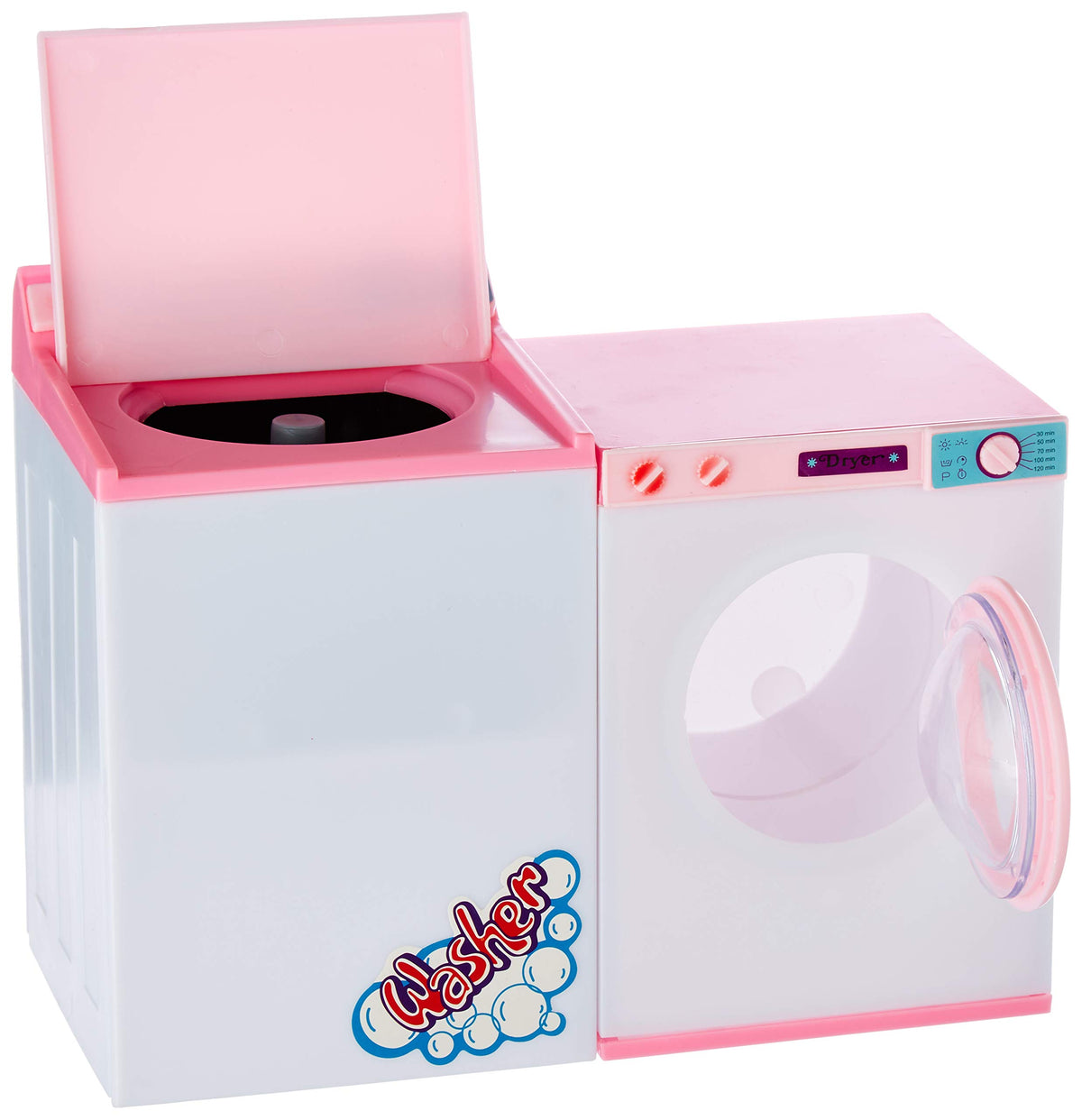 YMCtoys clothing rack with pink hangers boosts organized play