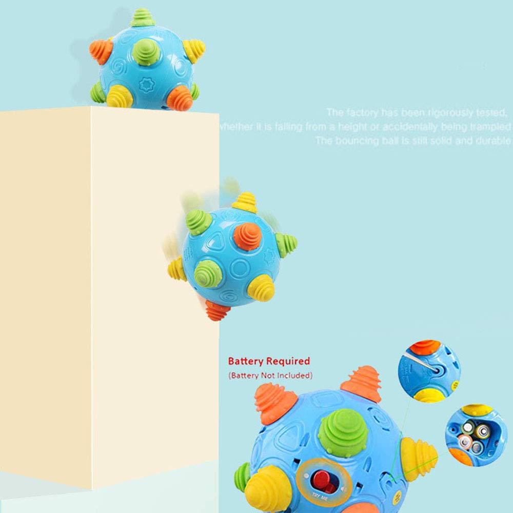 YMDLY Toys Sensory learning ball provides interactive fun through vibrations and sounds.