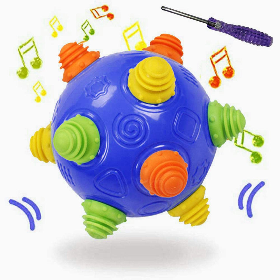 YMDLY Toys music dance ball front view boosts crawling motivation.