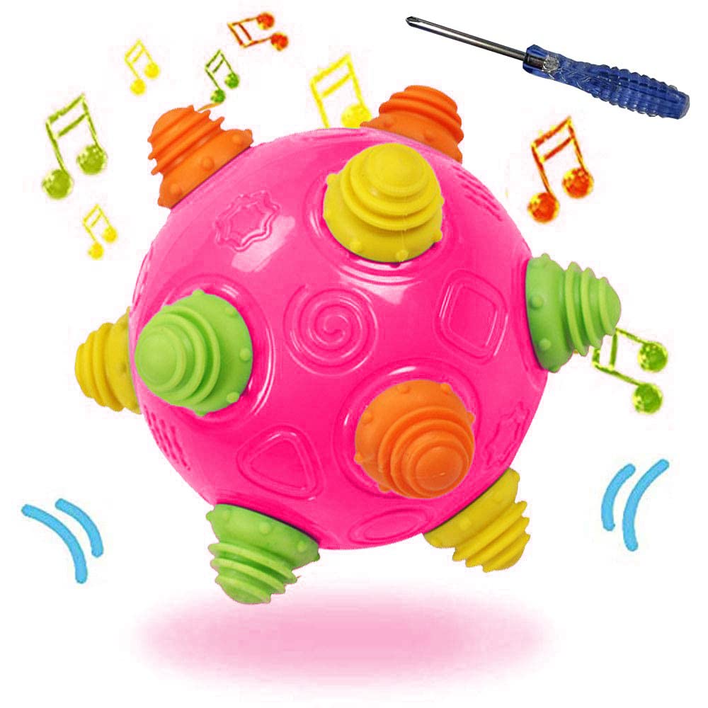 YMDLY Toys dancing ball navy blue closeup highlighting engaging play