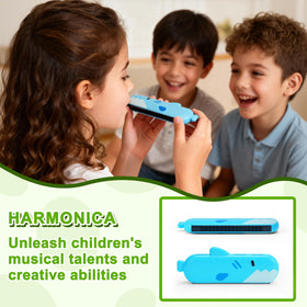 YMLGMAY 8-in-1 bath/travel toy stays entertaining during bath time or trips.