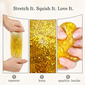 YMLTP Glitter Dumpling Squishy collection of four unique pieces for avid collectors.