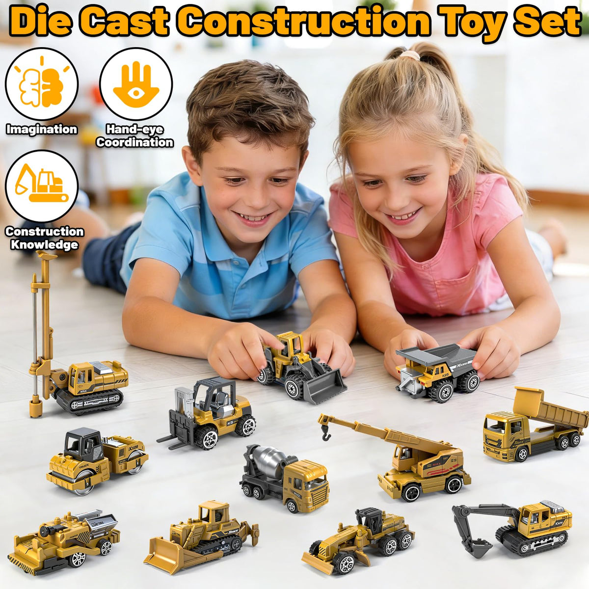 Ynanimery bulldozer diecast toy with rotatable parts sparks construction role-play