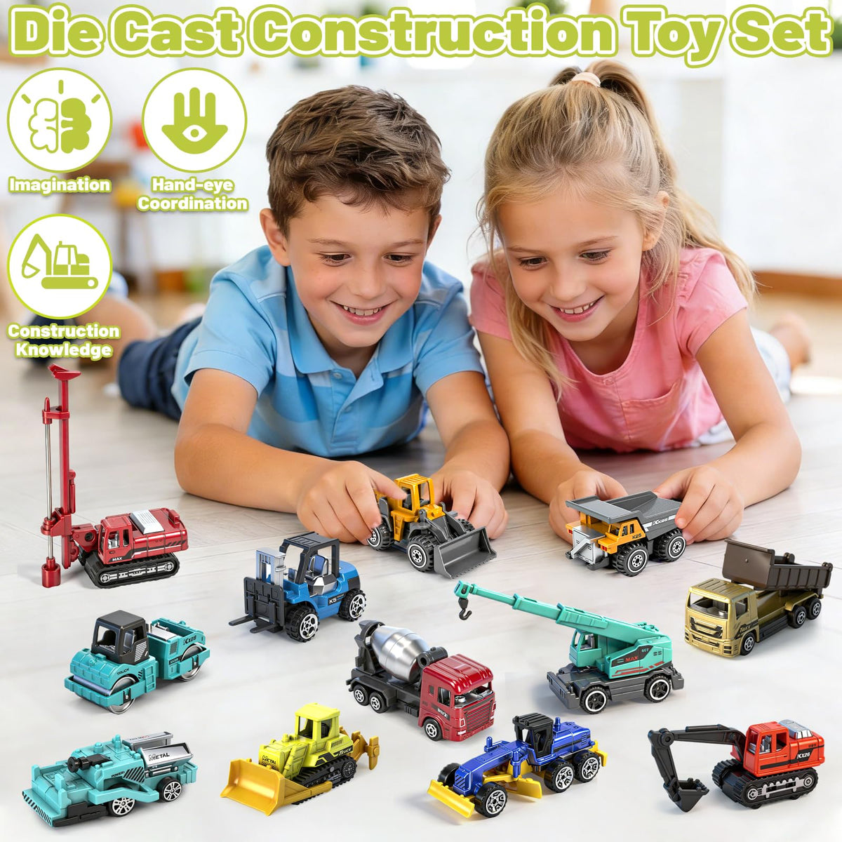 Ynanimery diecast bulldozer toy fosters hands-on exploration.