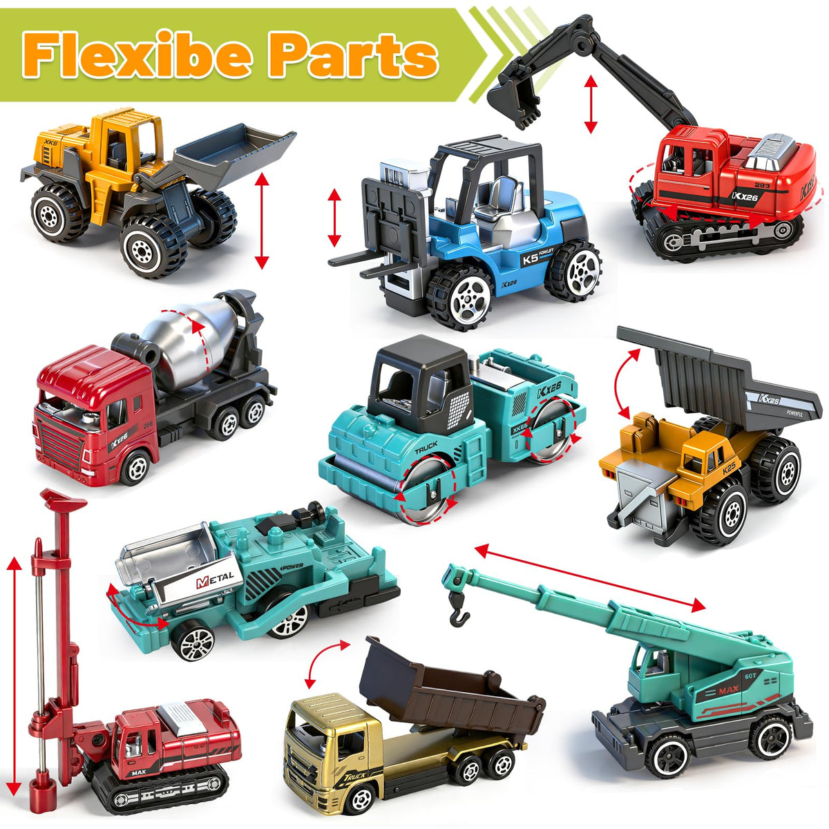 Ynanimery diecast forklift toy boosts imaginative logistics play.