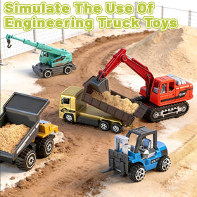 Ynanimery diecast mixer truck toy enables realistic construction play.
