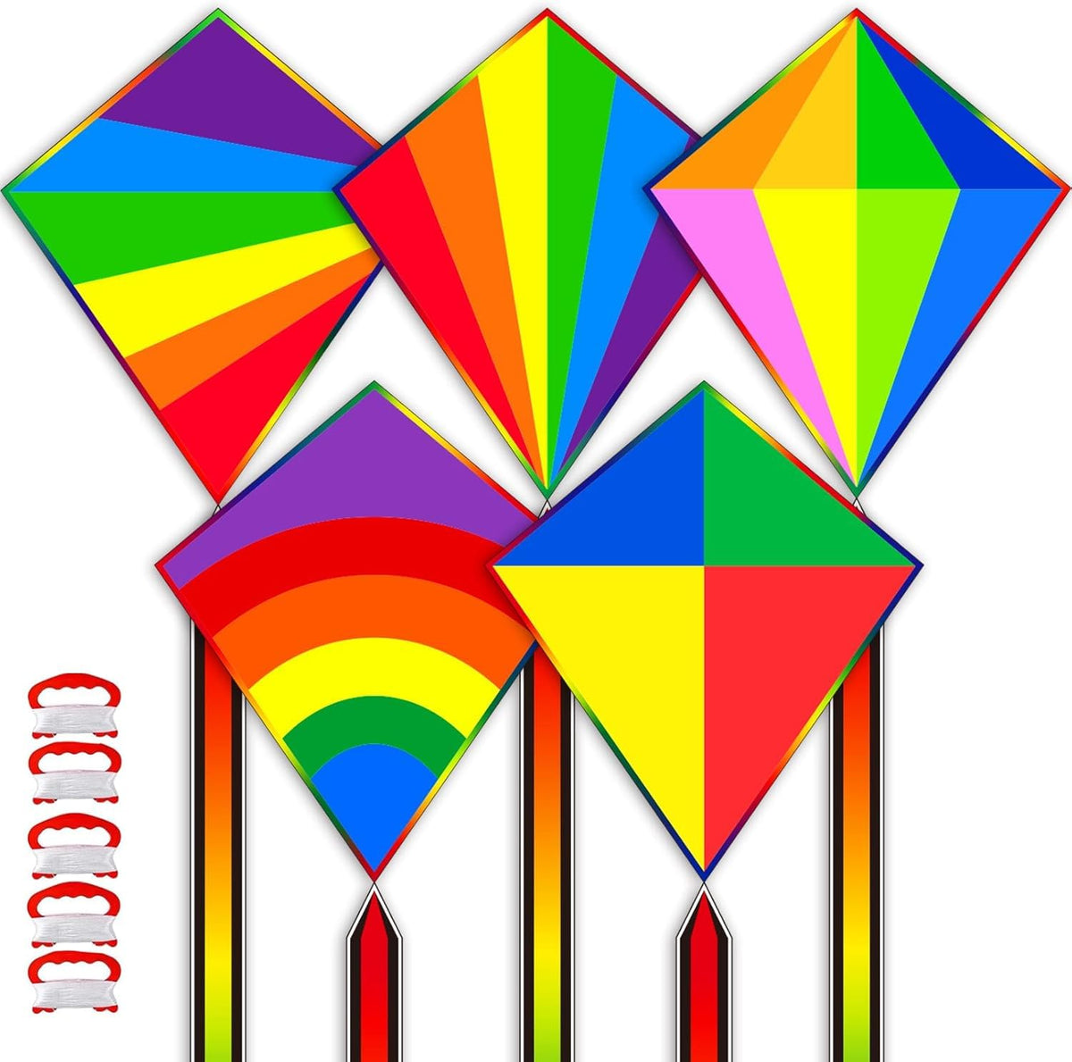 Ynanimery colorful kite design appeals to children and families.