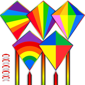 Ynanimery colorful kite design appeals to children and families.