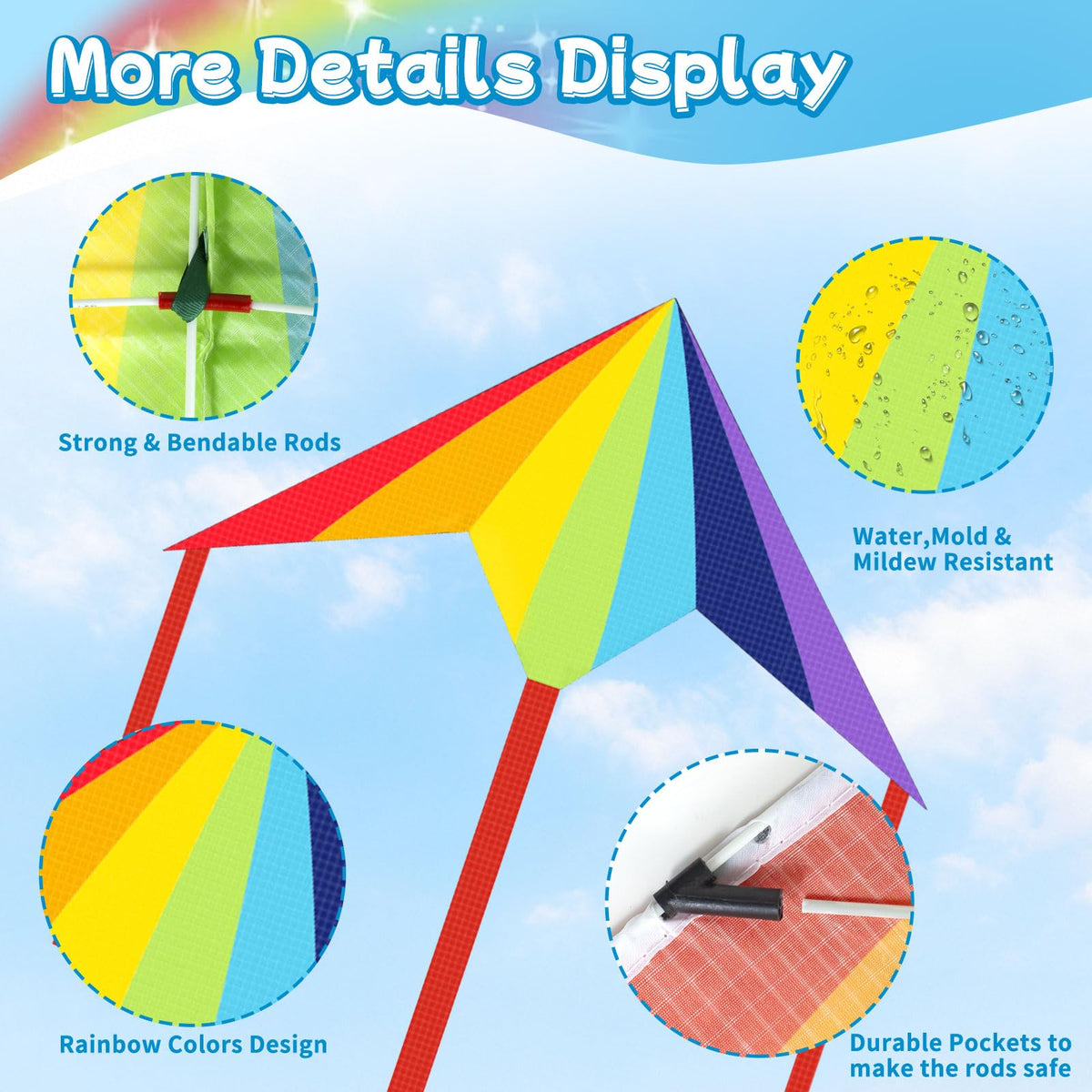 Ynanimery delta kites provide stable flight in light winds for beginners.