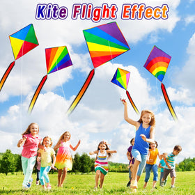 Ynanimery kite assembly in progress, easy setup for kids.