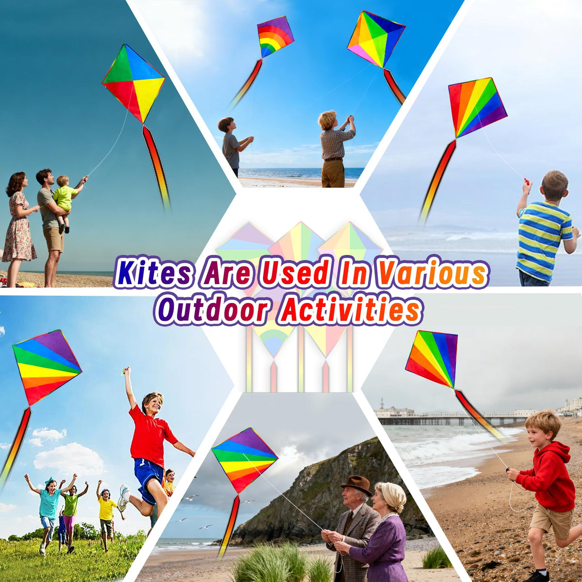 Ynanimery kite packaging shows gift-ready five-pack set.