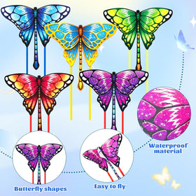 Gift-ready Ynanimery butterfly kite set in neat packaging.