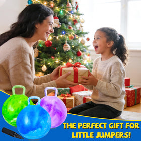 Ynanimery child-friendly ride-on ball for games indoors or outdoors