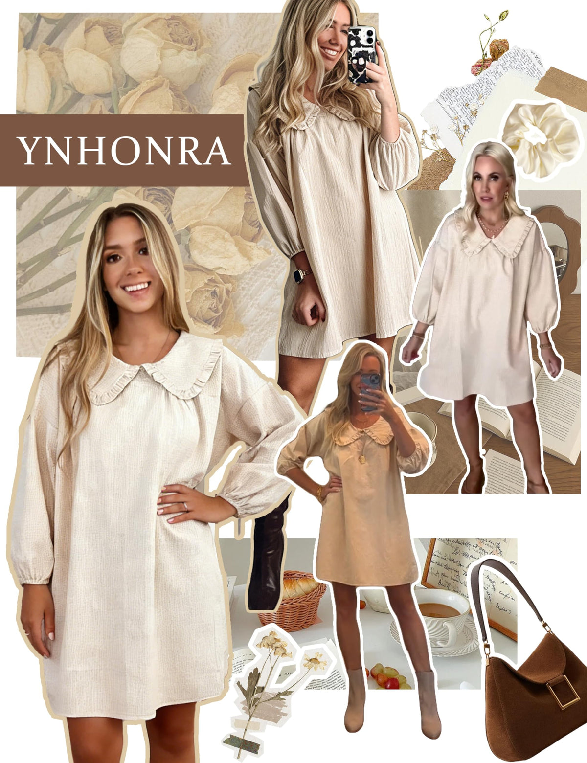Ynhonra relaxed fit dress showcasing lightweight weave fabric and ease of movement