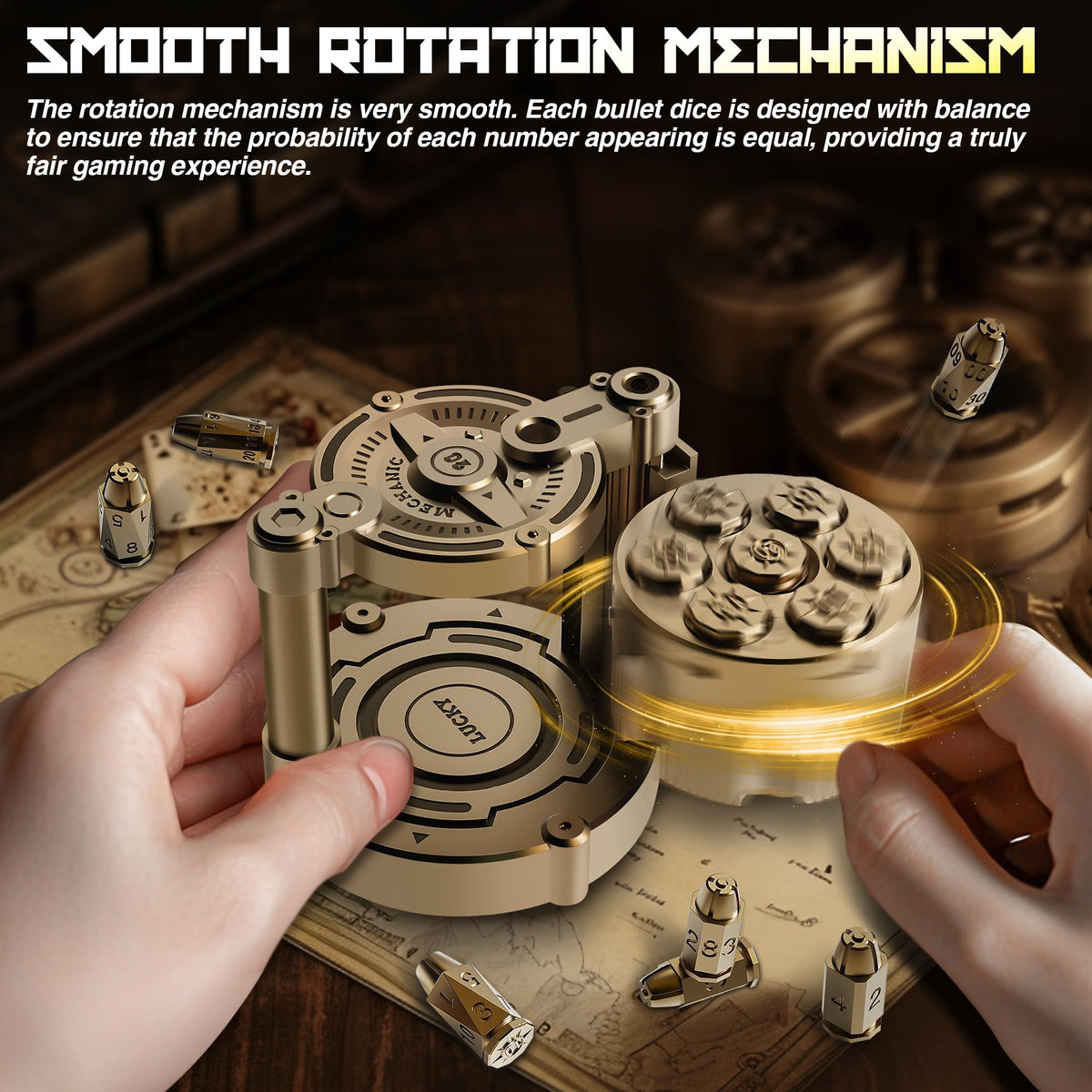 YNWML revolver storage case spins smoothly for on-the-spot stress relief during breaks.